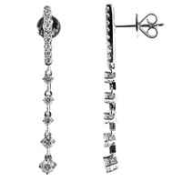 Boucles d'oreilles en or et Diamant SI2 (H) (CIRARI)