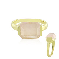 Bague en argent et Quartz rose