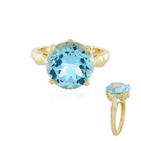 Bague en argent et Topaze bleu ciel