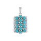 Pendentif en argent et Turquoise Sleeping Beauty