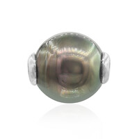 Pendentif en argent et Perle de culture de Tahiti