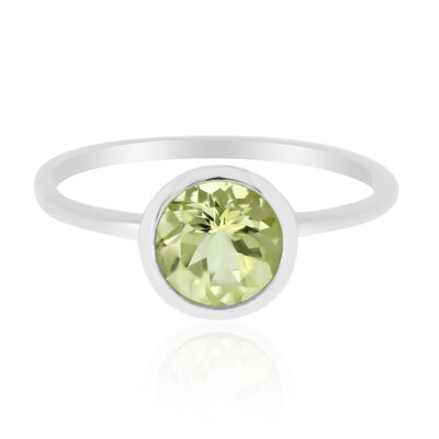 Bague en argent et Quartz de l'Ouro Verde