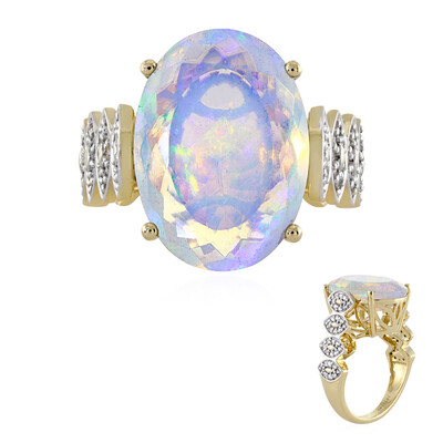 Bague en or et Opale Welo AAA (AMAYANI)