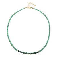 Collier en argent et Emeraude de Zambie