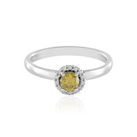 Bague en or et Diamant jaune I1
