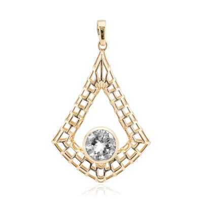 Pendentif en or et Danburite (Ornaments by de Melo)