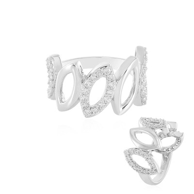 Bague en argent et Zircon