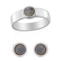 Bague en argent et Labradorite