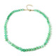Collier en argent et Chrysoprase (Adela Silber)