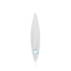 Pendentif en argent et Topaze bleu ciel