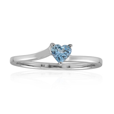 Bague en argent et Aigue-marine Ofiki