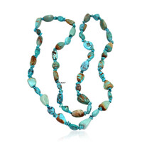 Collier en argent et Turquoise de Kingman (Anne Bever)
