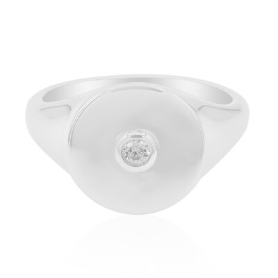 Bague en argent et Zircon