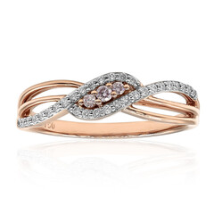 Bague en or et Diamant rose I3 d'Argyle (Mark Tremonti)