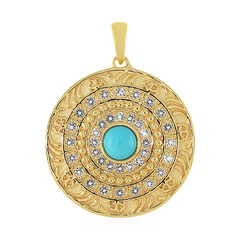 Pendentif en argent et Turquoise