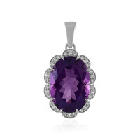 Pendentif en argent et Améthyste du Maroc