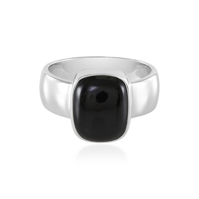 Bague en argent et Onyx noir