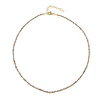 Collier en argent et Diamant champagne