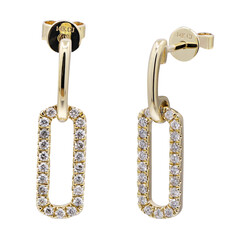 Boucles d'oreilles en or et Diamant I1 (H) (CIRARI)