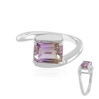 Bague en argent et Amétrine de Anahi
