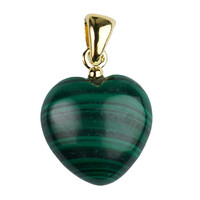 Pendentif en argent et Malachite