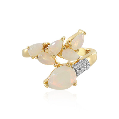 Bague en argent et Opale Welo