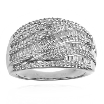 Bague en argent et Diamant I3 (H)