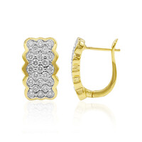 Boucles d'oreilles en or et Diamant IF (D)