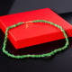 Collier en argent et Tsavorite de Tanzanie