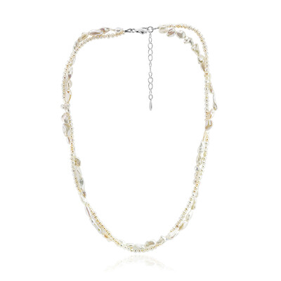 Collier en argent et Perle Keshi (TPC)