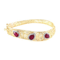Bracelet en or et Rubis de Madagascar (Ornaments by de Melo)