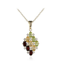 Collier en argent et Grenat
