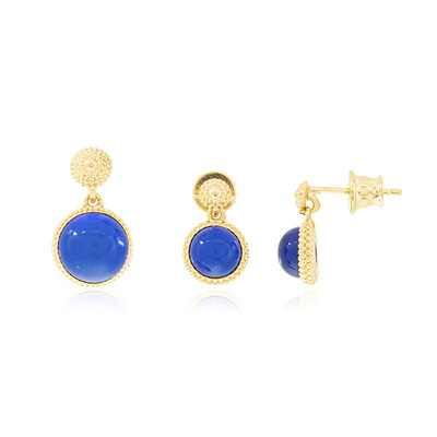 Parure en argent et Ambre bleue de Colombie (dagen)