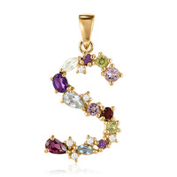 Pendentif en argent et Grenat Rhodolite