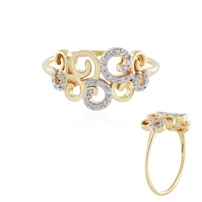 Bague en argent et Diamant I2 (I)