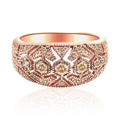 Bague en or et Diamant rose de France SI1 d'Argyle 