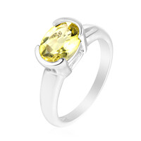 Bague en argent et Quartz de l'Ouro Verde