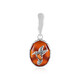 Pendentif en argent et Onyx rouge (Desert Chic)