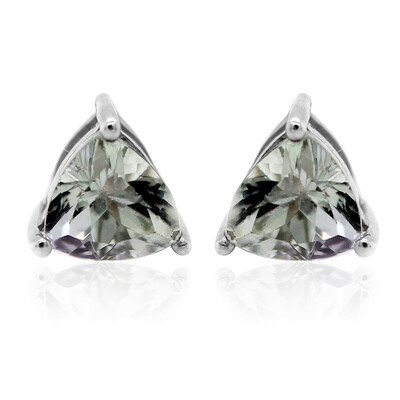 Boucles d'oreilles en argent et Tanzanite non chauffée