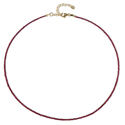 Collier en argent et Rubis de Tanzanie