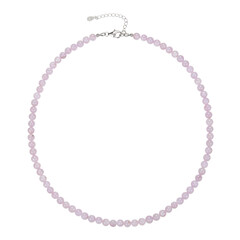 Collier en argent et Kunzite