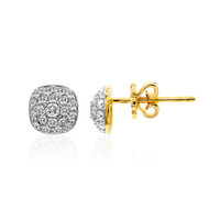 Boucles d'oreilles en or et Diamant IF (D)