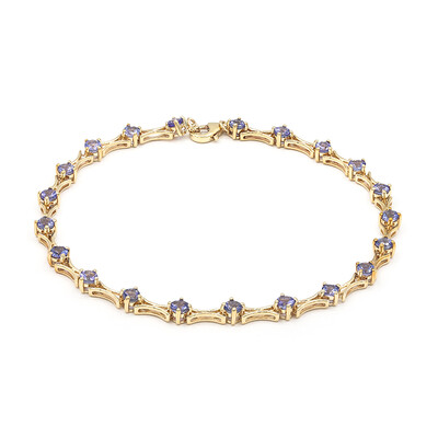 Bracelet en or et Tanzanite AAA