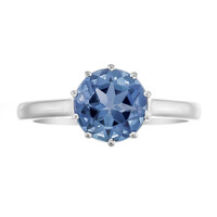 Bague en or et Topaze bleu de Londres