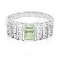 Bague en argent et Tourmaline Paraïba