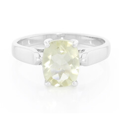 Bague en argent et Orthose