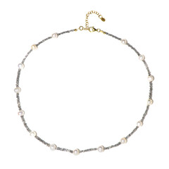 Collier en argent et Perle blanche de culture d'eau douce