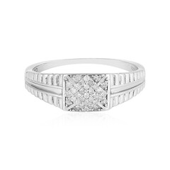 Bague pour homme en argent et Diamant I2 (I)