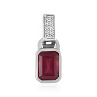 Pendentif en argent et Rubis de Bemainty