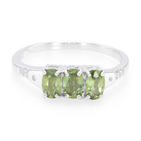 Bague en argent et Saphir du Mozambique